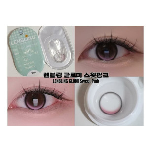 【散光】Lenbling Eye Only 1 Month Glomi Sweet Pink 每月抛棄散光彩妝隱形眼鏡